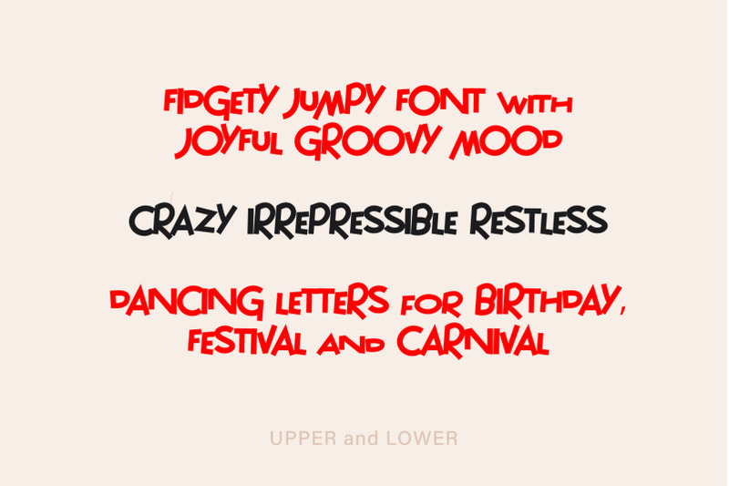 fidgety-fun-font