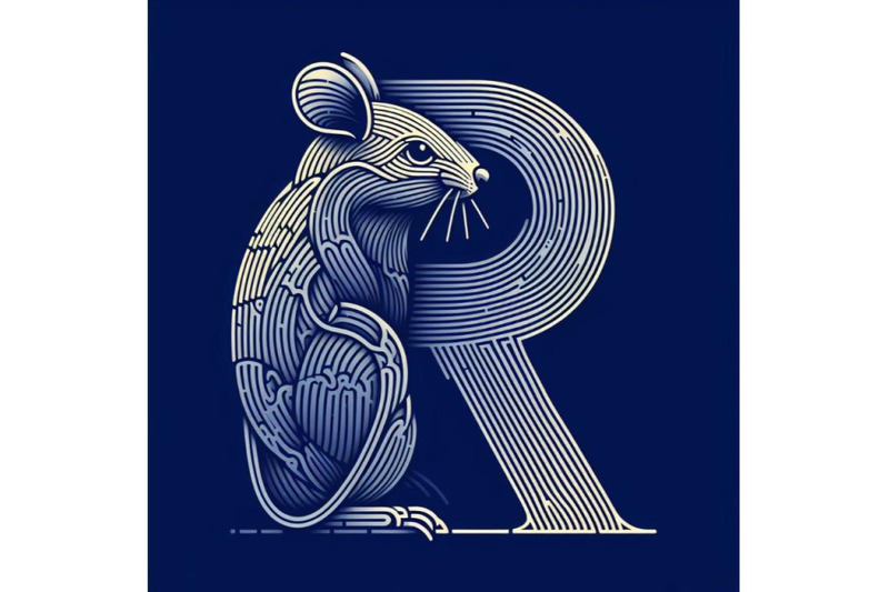 bundle-of-bird-alphabet-r-with-rat