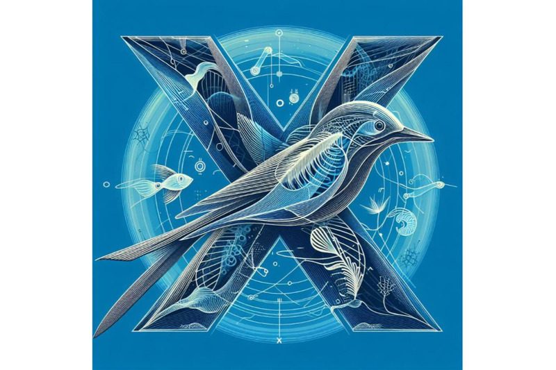 bundle-of-bird-alphabet-x-with-x-ray-fish