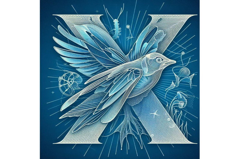 bundle-of-bird-alphabet-x-with-x-ray-fish