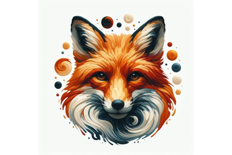 a-set-of-fox-head-logo-minimal-modern-icon-flat-vector-style