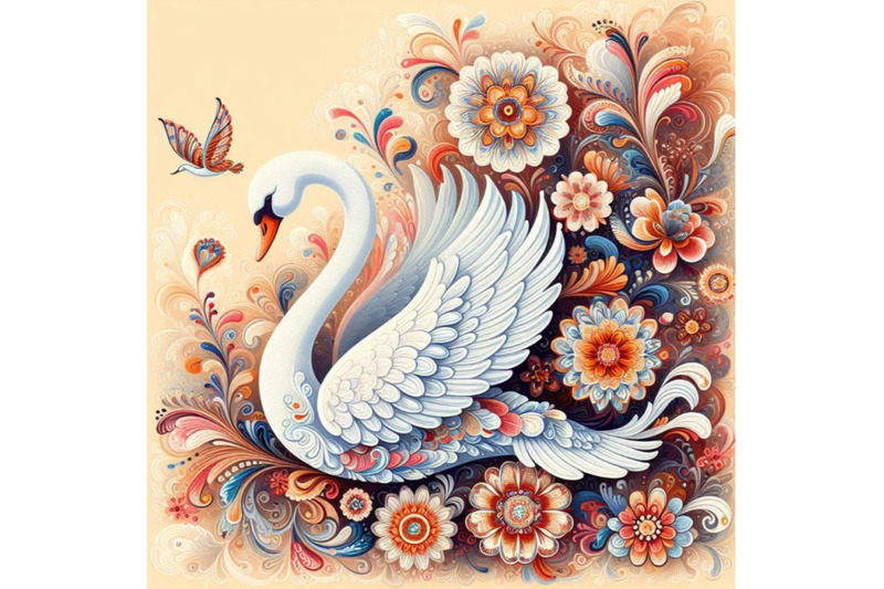 a-set-of-beautiful-swan