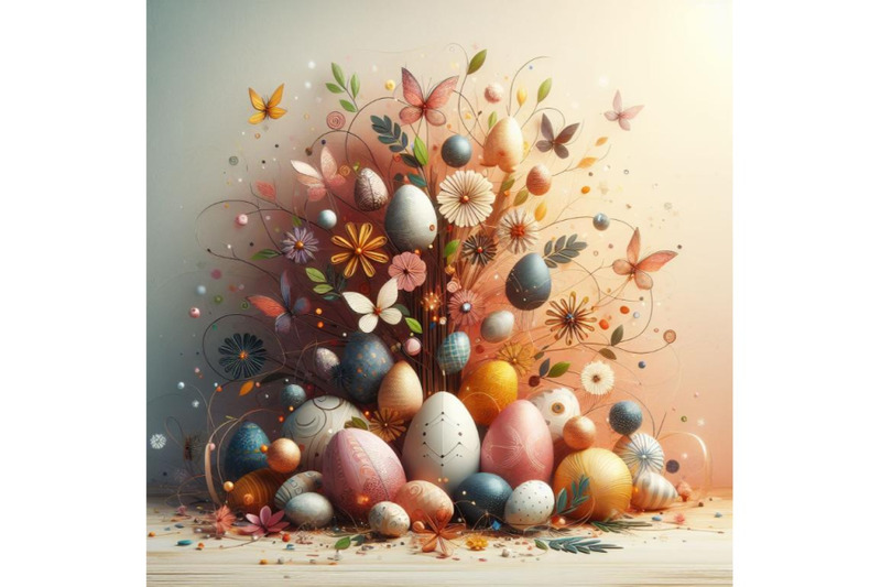 a-set-of-easter-plan-concept-tree