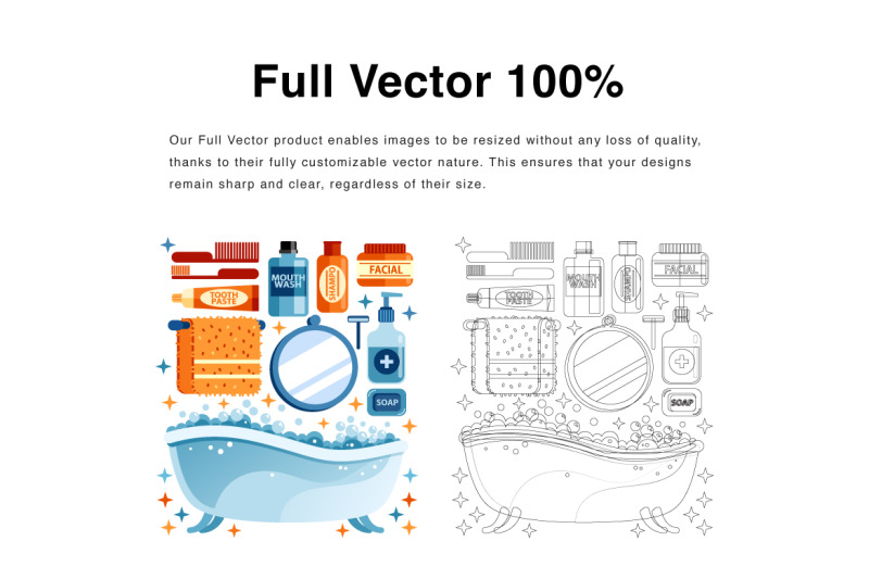 bathroom-items-vector-illustration