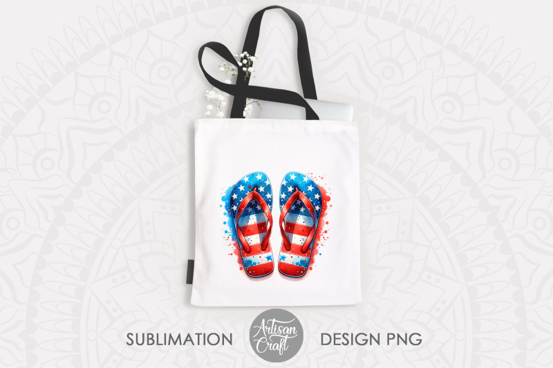 patriotic-flip-flops-red-white-and-blue-american-summer