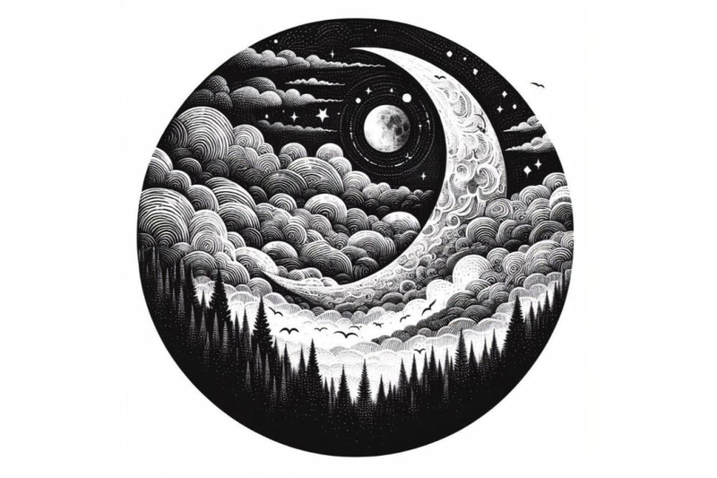 a-set-of-hand-drawn-moon-black-and-white