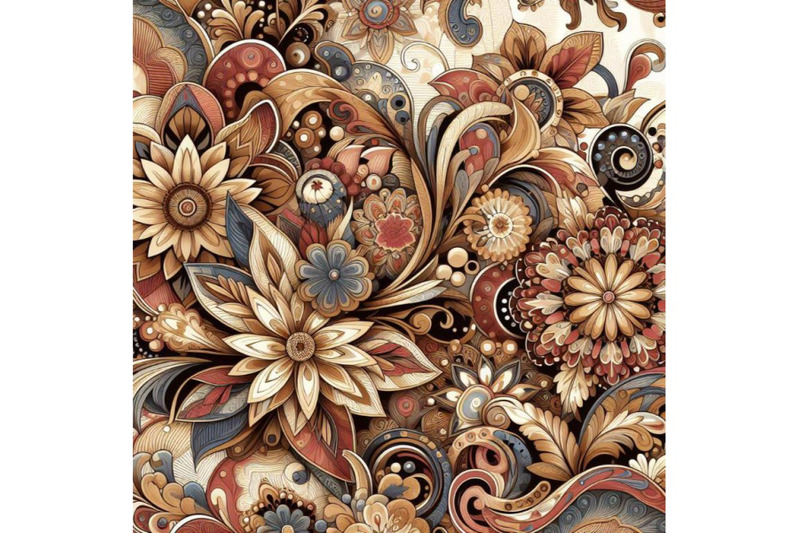 a-set-of-seamless-retro-floral-pattern