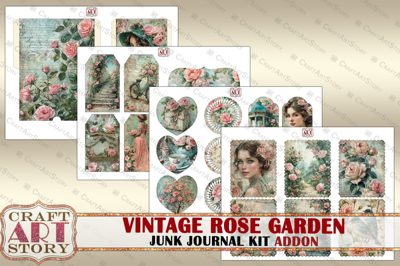 vintage-rose-garden-junk-journal-kit-addon-scrapbook