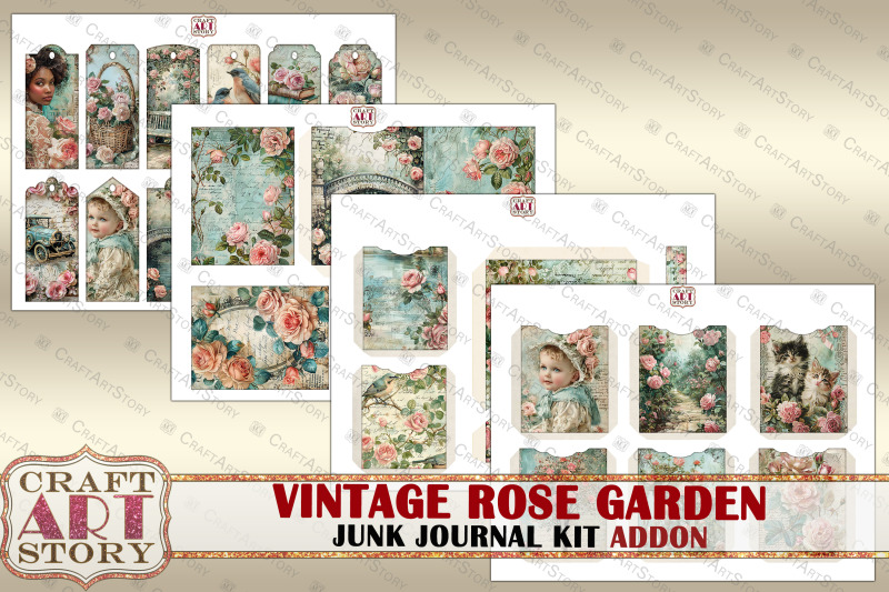 vintage-rose-garden-junk-journal-kit-addon-scrapbook