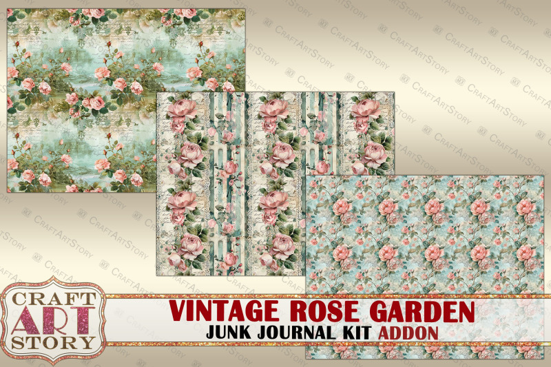 vintage-rose-garden-junk-journal-kit-addon-scrapbook