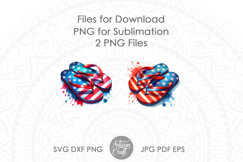 patriotic-flip-flops-stars-and-stripes-sublimation-png