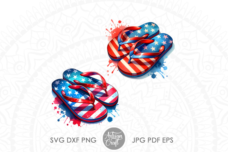 patriotic-flip-flops-stars-and-stripes-sublimation-png