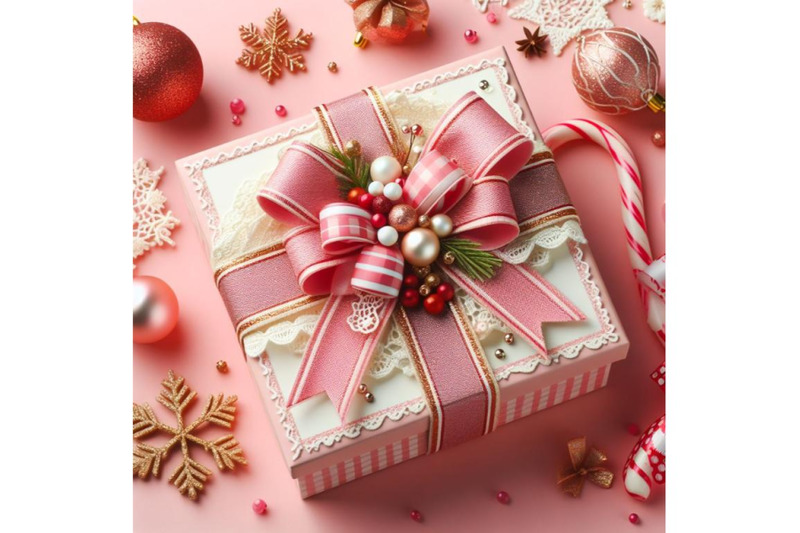 bundle-of-gift-box-with-bow-from-above-for-gifts-on-christmas