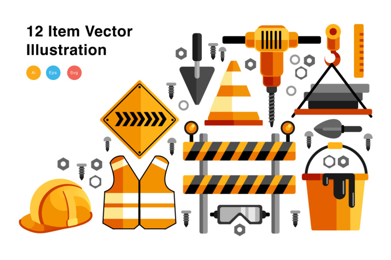 construction-elements-vector-illustration