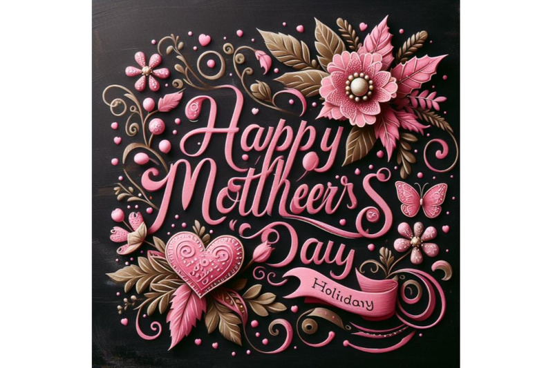 bundle-of-happy-mother-s-day-greeting-holiday-script-over-dark-blackbo