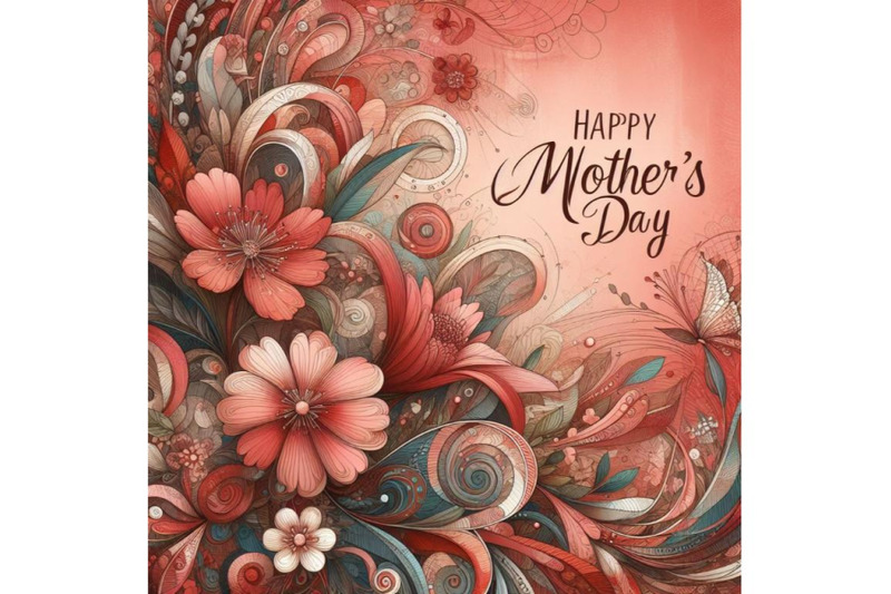 bundle-of-happy-mother-s-day-greeting-card-on-floral-background-congr