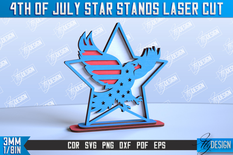 4th-of-july-star-stand-bundle-patriotic-star-stand-cnc-file