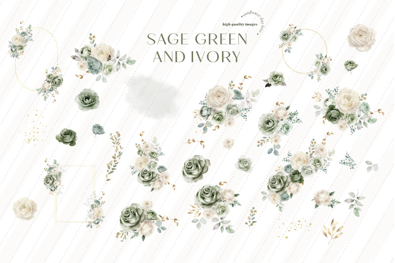 sage-green-amp-ivory-flowers-bouquets-clipart-sage-green-floral