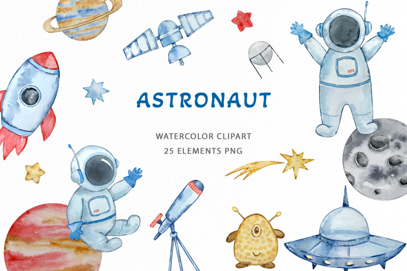 watercolor-astronaut-clipart