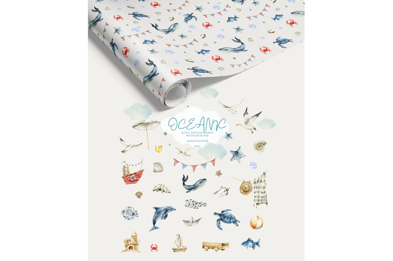 sea-patterns-kids-graphic-collection