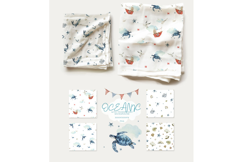 sea-patterns-kids-graphic-collection