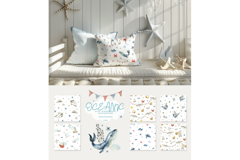 sea-patterns-kids-graphic-collection