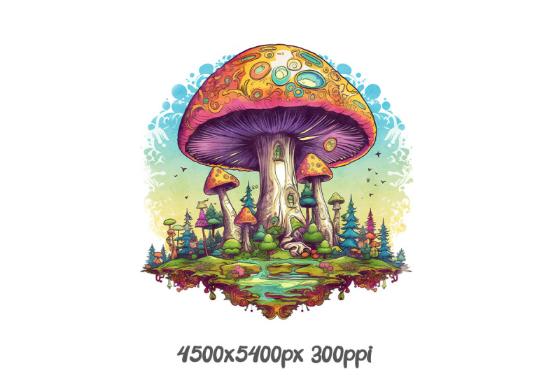 mushrooms-with-whimsical-aura