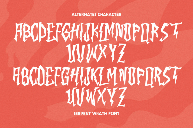 serpent-wrath-rock-display-font