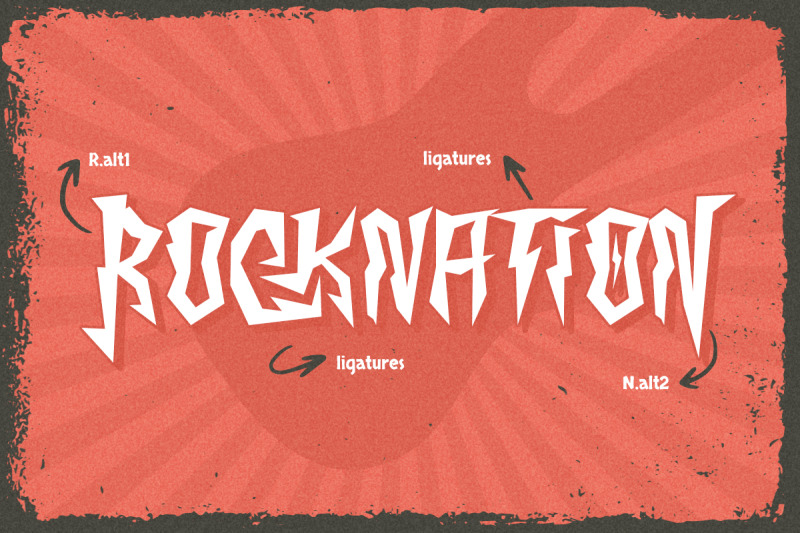 serpent-wrath-rock-display-font