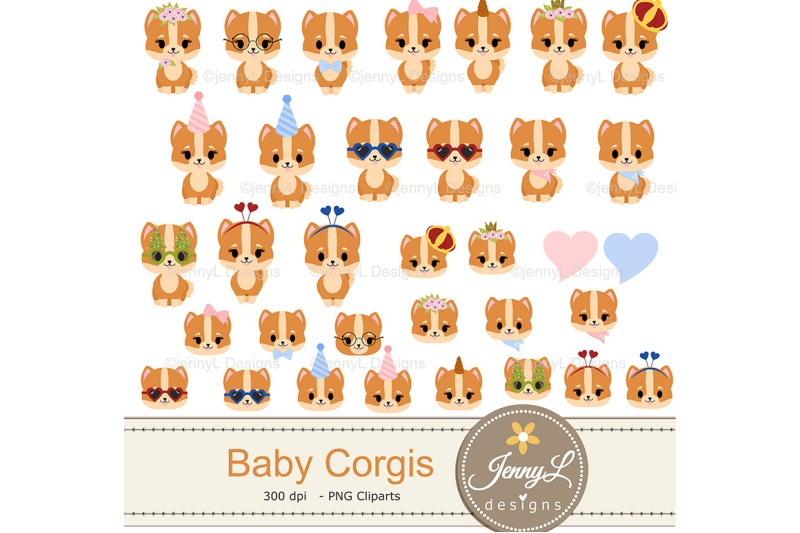 corgi-seamless-digital-papers-and-clipart