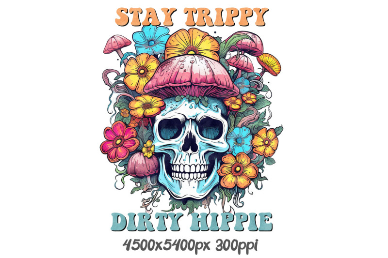 stay-trippy-with-floral-skull