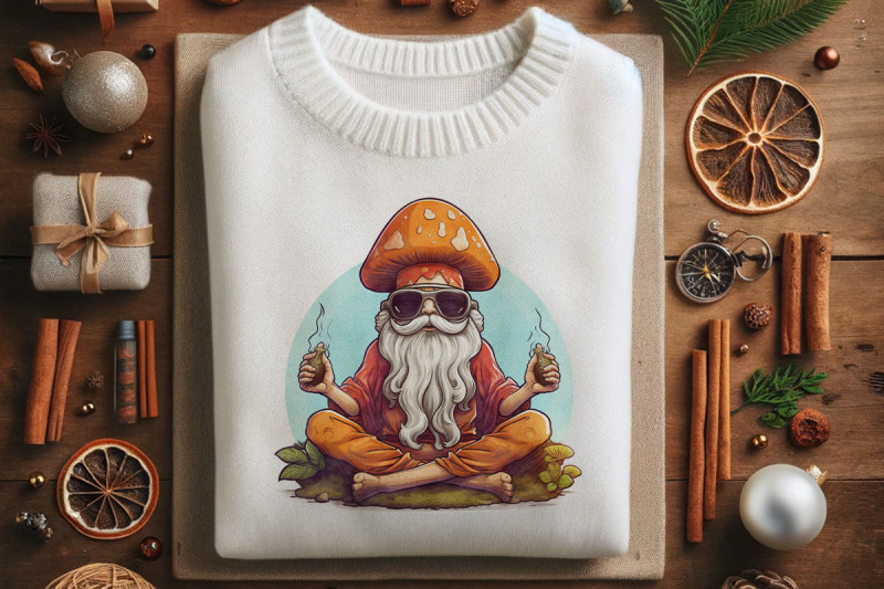 meditating-gnome-with-vibrant-aura