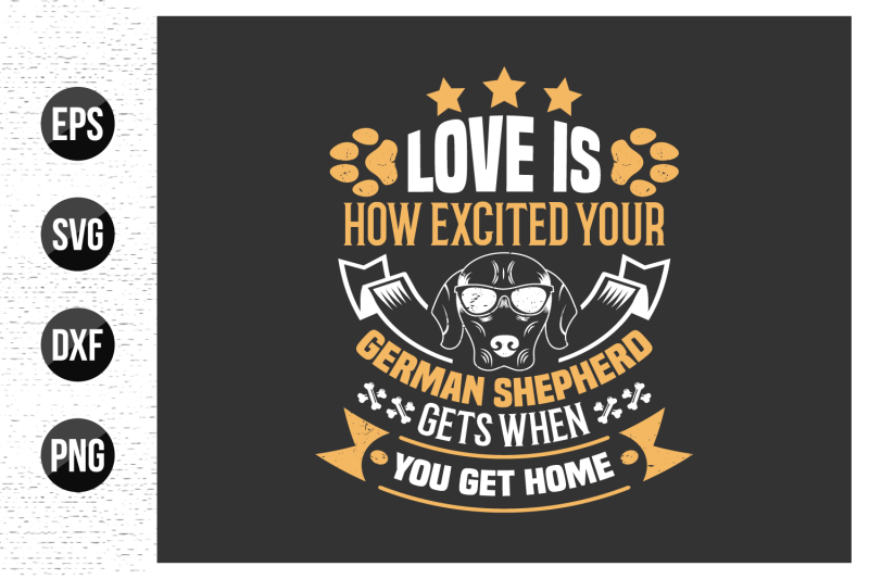 dog-typographic-t-shirt-design-vector