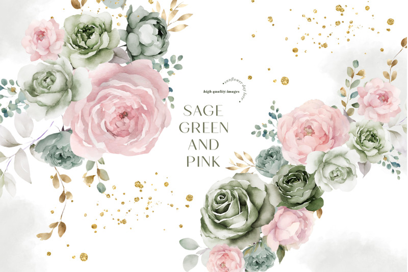 sage-green-amp-pink-flowers-clipart-green-floral-wedding