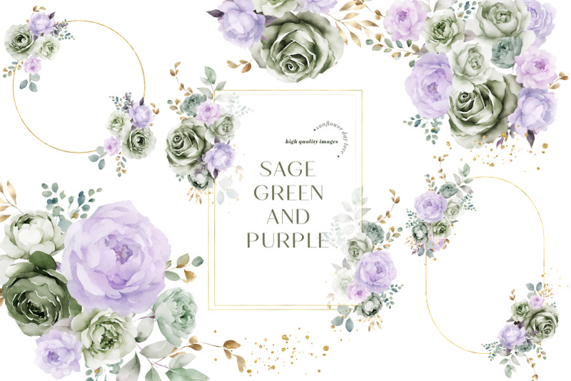 sage-green-amp-purple-flowers-bouquets-clipart-sage-green-floral