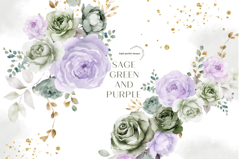 sage-green-amp-purple-flowers-bouquets-clipart-sage-green-floral