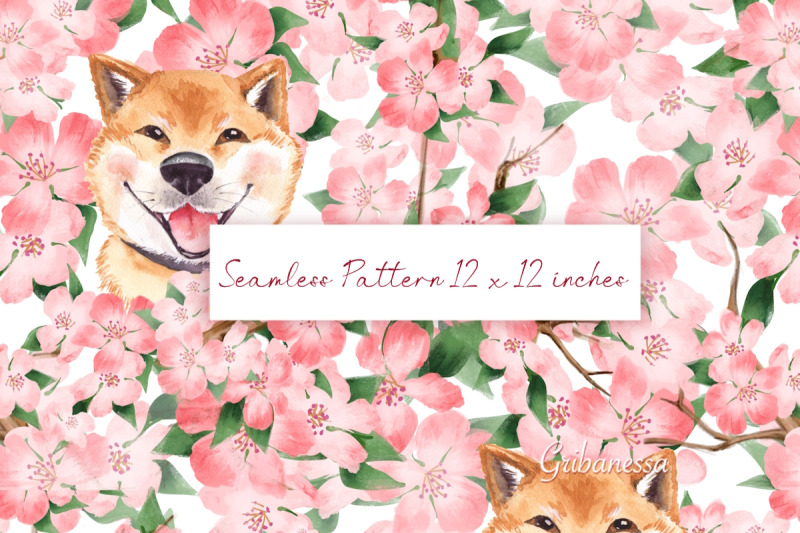 dog-and-flowers-seamless-floral-pattern