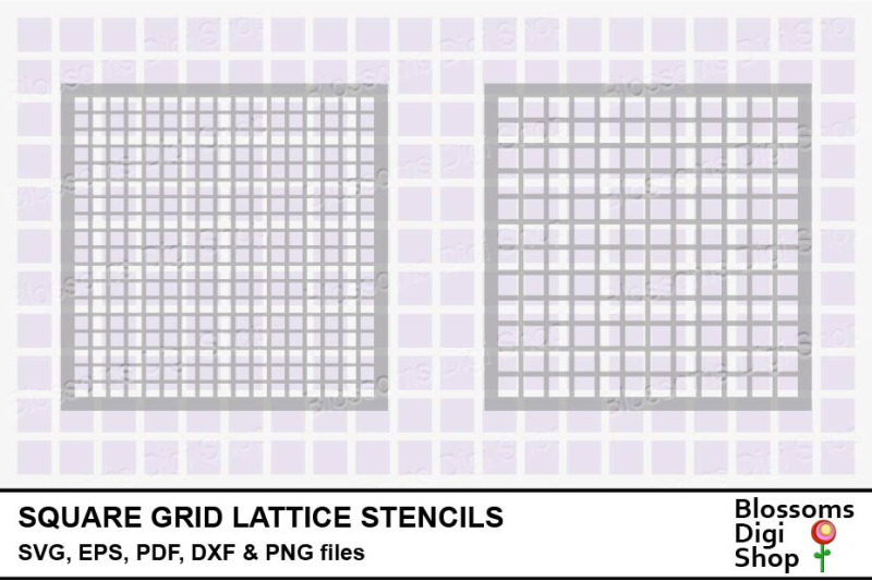 square-grid-lattice-stencils-svg-eps-pdf-dxf-amp-png-files