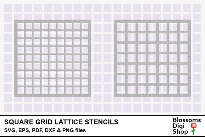 square-grid-lattice-stencils-svg-eps-pdf-dxf-amp-png-files