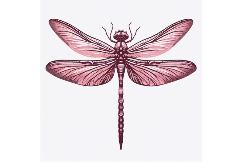 set-of-beautiful-big-dragonfly-isolate