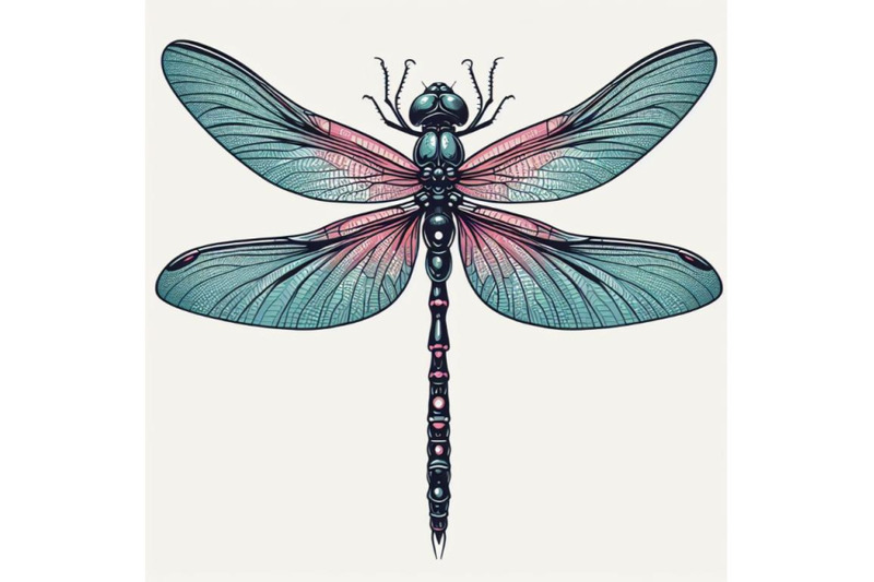 set-of-beautiful-big-dragonfly-isolate