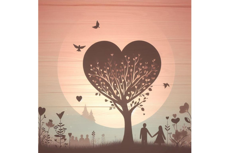 set-of-valentines-background-heart