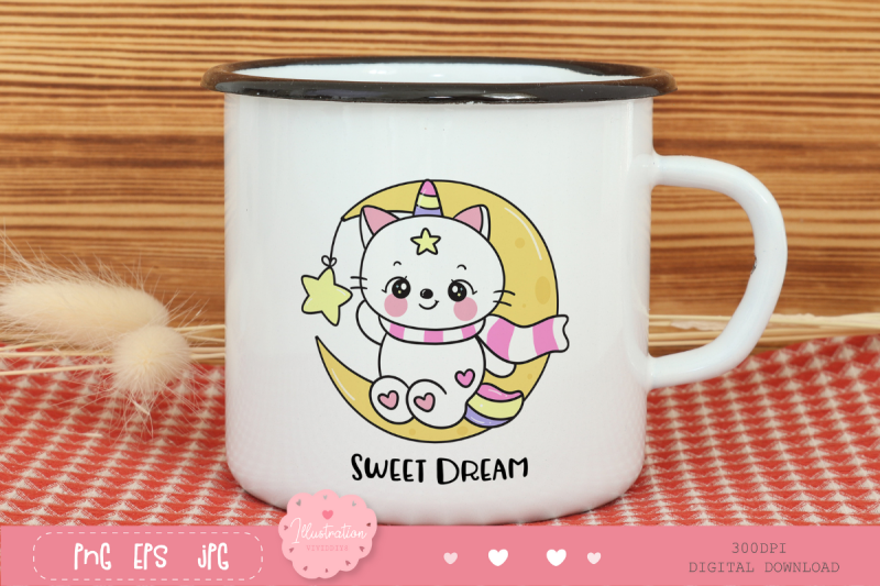 cat-unicorn-on-moon-with-star-kawaii-cliparts-baby-kitten