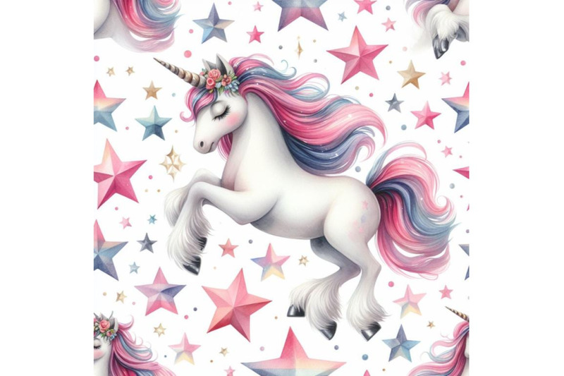 a-bundle-of-unicorn-star-seamless-pattern