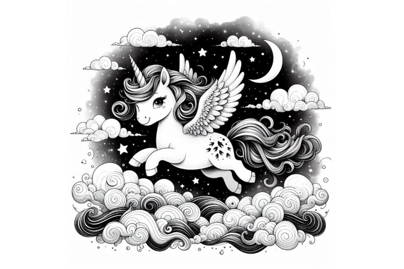 a-bundle-of-cute-unicorn-flying-in-the-night-sky