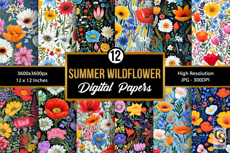 summer-wildflowers-garden-digital-papers