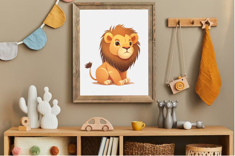 cute-cartoon-lions-01-tshirt-sticker