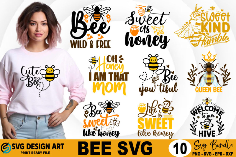 hand-drawn-bee-quotes-svg-bundle-bee-png-bee-quote-plotter-file-svg-d