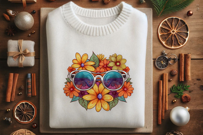 stylish-sunflower-with-sunglasses