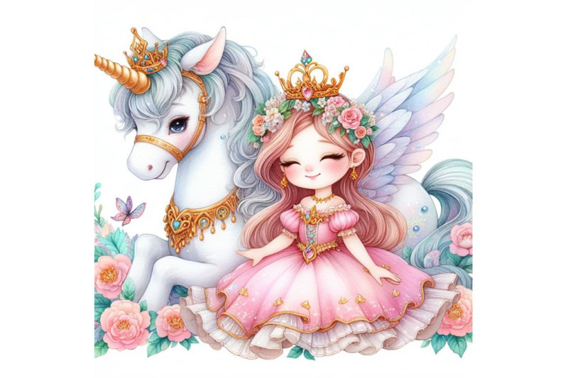 a-bundle-of-cute-princess-with-unicorn